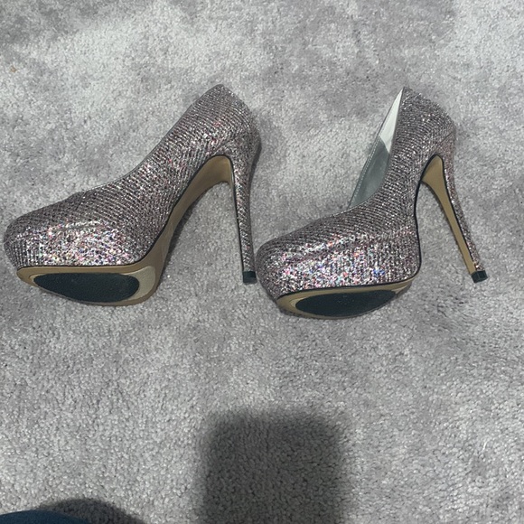 Bakers multi colored sparkly heels size 7-1/2 - Picture 3 of 6